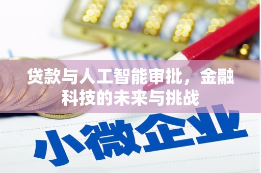 宁县贷款与人工智能审批，金融科技的未来与挑战