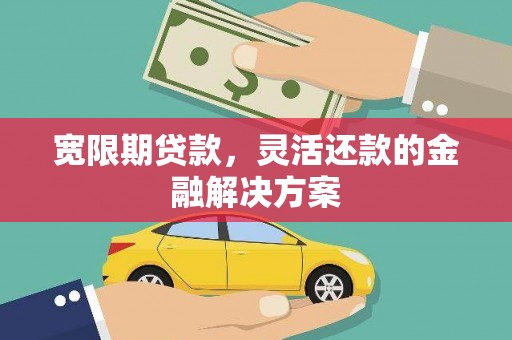 宁县宽限期贷款，灵活还款的金融解决方案