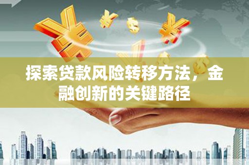 宁县探索贷款风险转移方法，金融创新的关键路径