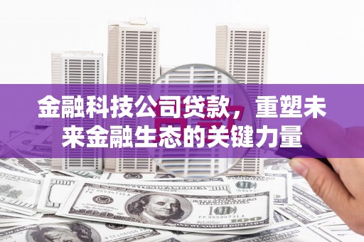 宁县金融科技公司贷款，重塑未来金融生态的关键力量